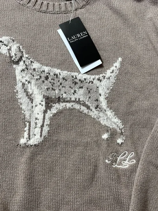NWT Ralph Lauren English Setter Intarsia Knit Dog Sweater - Picture 3 of 9